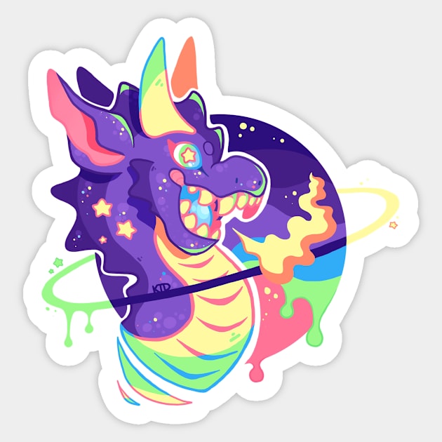 Starry Eyed Sticker by KaidahTheDragon